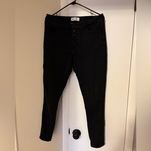 BKE Denim black gabby curvy high rise skinny jeans